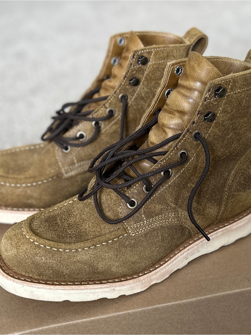 Truman Coyote Oiled Roughout Boots (8D)